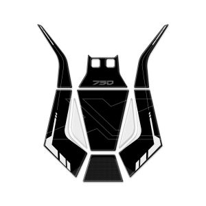 For Honda X-ADV 750 2025 Center Ignition Adhesive on 3D Resin Protective Stickers on XADV-25-001