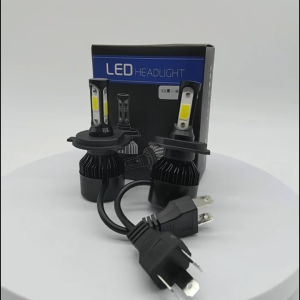 6 สีให้เลือก 72W ไฟหน้ารถยนต์ LED ชิปซัง COB 10000LM เหมาะสำหรับรถยนต์ทุกคัน H4 H11 H7