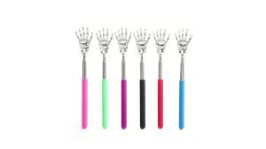 Telescoping Metal Back Scratchers Extendable Back Scratcher Itch Health Products Hand Massager for Birthday Christmas Gifts