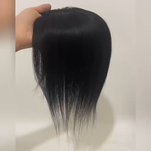 Real Hair Wigs 360° Cover Invisible Hair Extensions Fluffy Hair Cover Grey Hair Breathable Hair Wig Can Styled Lightweight Hair Hairpiece