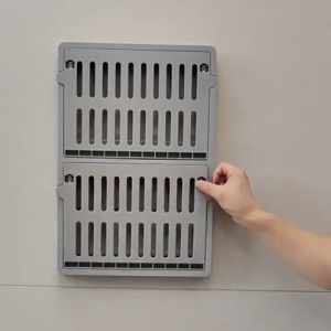 Double Folding Wall Mounted Towel Rack  Towel Rack Hanging Holder Drying Organizer Storage Shelf Holder Toilet Foldable Bathroom Accessories