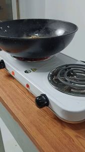 RAJA Kompor Listrik 2 tungku 2000W hemat listrik serbaguna dapur portable Cooking Coil SHP 5813