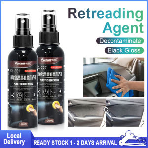 120ml Car Refurbishment Agent for Interior Rubber Plastic Plastic Restorer Dashboard Coating / Plastic Coating Universal Auto Dashboard Door Clean Retreading Repair Agent Coating Cars Care Tool