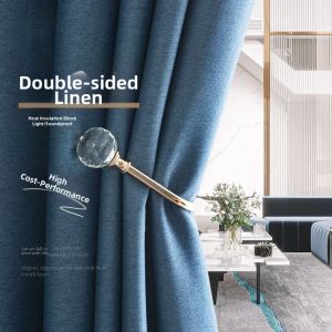Insulation Soundproof Full Blockout Curtains