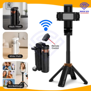 [COD] NANVAN NVN-JC25 PAKET MINI TRIPOD BLUETOOTH 3IN1 - TONGKAT SELFIE DUDUKAN HP LIPAT COCOK UNTUK TRAVEL