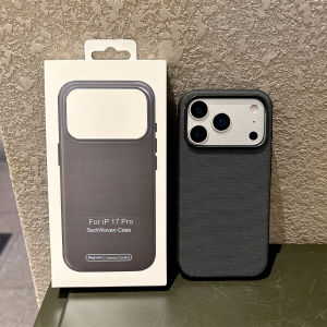 Ốp Lưng Da Dệt Cao Cấp Điều Khiển Camera Cho iPhone 17/16/15/14/13 Pro Max Tương Thích Với Magsafe - Vỏ Bảo Vệ Từ Tính
