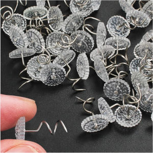 20/40 PCS Transparent Bed Sheet Clip Fixer Twist Nail Sofa Cushion Blanket Cover Gripper Holder Attachment Non-Slip For Home