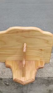 Kệ bàn thờ gỗ thông 30x20(cm) kệ đơn - kệ thờ trang trí tượng công giáo