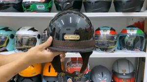 Mũ Bảo Hiểm 1/2 Đầu Napoli Phong Cách Bosozoku Nhật Bản /Mũ Bảo Hiểm Kiểu Nhật.