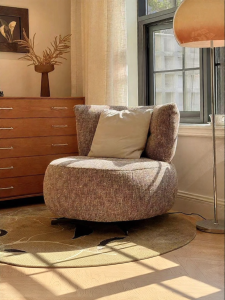 PURPLELEAF | Rotational Minimalist Single Sofa