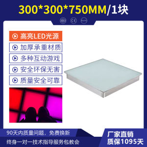 Paiton LED Dancing Glowing Square Tile Outdoor Game Equipment Jumping Light up Tile Lamp Stage Lighting Accessories