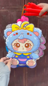 Lồng đèn nhựa 2 mãnh lớn Lồng đèn trung thu cho bé nhạc lời Việt lời dài có kèm pin