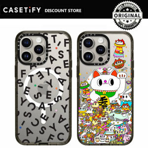 CASETiFY Monogram/Lucky Cat Case for iPhone 15 Pro Max / iPhone 14 Pro Max / iPhone 13 Pro Max / iPhone 12 Pro Max / iPhone 11 Phone Case Protective Cover with Magsafe