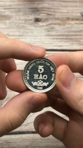 Đồng Xu Đánh Gió Bạc Nguyên Chất S999 Đồng 5 Hào Đường Kính 2.6cm Bạc Hiểu Minh XDG21