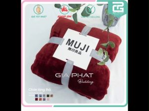 Chăn Lông Tuyết Muji Cao Cấp hàng loại 1 kích thước 2mx2m2 nặng 17kg Siêu Mềm Mịn chăn văn phòng.