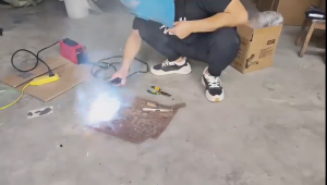 [ฟรีแว่นตาเชื่อม] PPD ตู้เชื่อม Inverter รุ่นใหญ่ MMA-315 (รุ่นใหม่ล่าสุด2 จอ 3 ปุ่ม ）ตู้เชื่อมไฟฟ้า รุ่นสีเหลือง