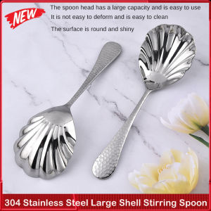 ช้อนกาแฟทรงเปลือกหอยตกแต่ง1ชิ้นช้อนชาของหวานหลากสีชุดทานอาหารเย็นชุดช้อนผสมน้ำชาชุดเครื่องใช้บนโต๊ะอาหาร