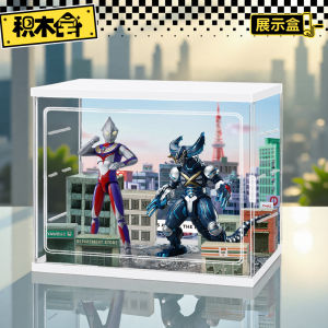 กล่องเก็บของสำหรับจัดแสดงของเล่นโอตันเมน กล่องเก็บของสำหรับตัวละครการ์ตูน ฝาปิดแบบป้องกันฝุ่น กล่องเก็บของขนาดเล็กสำหรับจัดแสดงของเล่น