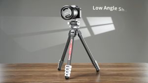 Ulanzi TT09 VideoGo Arca / Claw / F38 Carbon Fiber Travel Tripod Stick 360 Ballhead Quick Release for DSLR Camera