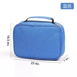 กระเป๋าใส่ดินสอสี 72 หลุม สีดำ สีแดง ความจุขนาดใหญ่ กล่องใส่เครื่องเขียน อุปกรณ์การเรียน สำหรับนักเรียน