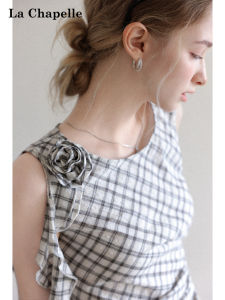 La Chapelle | Ruffle Design Sleeveless Cami for Women