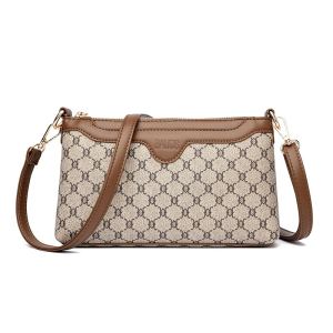 Fashionable Soft Leather Crossbody Bag for Ladies Mom Midlife Elegant Personality New 2025 Style Casual Shoulder Bag Handbag