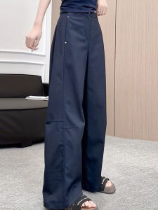 Elegant French Style Flattering Straight Leg Palazzo Pants