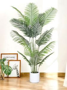 Indoor Large Size Artificial Banyan Tree Decoration Nordic Style Floor Standing Fake Plant Potted Ornament Simulation Decoration