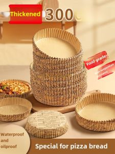 Disposable Baking Paper Tray 4 Inch Mini Cake Pizza Bread Cooking Utensils Thick Oil Paper for Kitchen BBQ Cooking Supplies