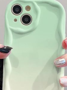 24 ชั่ว สีไล่ระดับสีเขียว โฟน11 จัดส่งภายใน สีพบพื้นฐาน iPhone 14 7 8 11 12 13 Pro Max X XR XS Max 7 8 Plus SE 2020 12 13 MINI ครั้งที่ 3