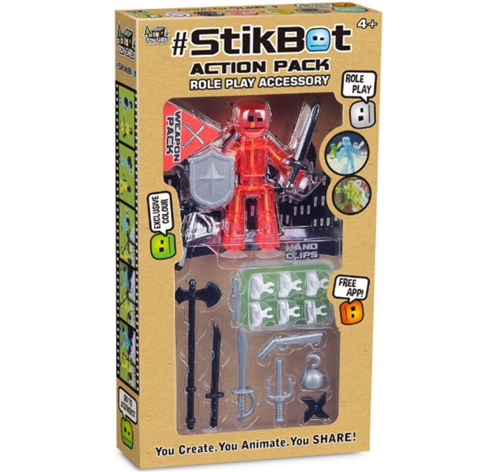 Kids Toy Market stikbot puppet sucker joint puppet freeze Action