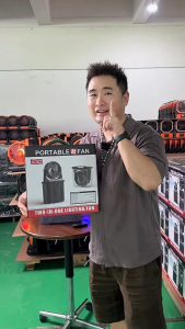 Portable Misting Fan With 10L Bucket Floor Cooling Fan with Water Tank 20000mAh 4-Speed Winds 3 Spray Mister For Fishing Travel Party Office Outdoor