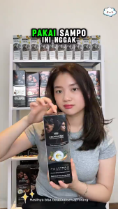 CROWNCARE Hair Coloring Shampo Pewarna Rambut 500ML- Shampoo Uban Herbal Tanpa Amonia Pewarnaan Instan untuk Hasil Alami PewarNA