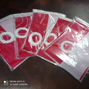 Bendera plastik merah putih renteng 5 m + tali (tinggal pasang)