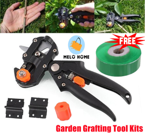 Melo home Grafting Pruner Chopper Vaccination Cutting Tree Plant Shears Garden Tools Pruning Plant Shears Boxes Fruit Tree Grafting Scissor