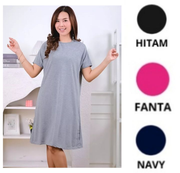 holiday midi dress 3/4 Sleeves Holiday Midi Dress Black / L