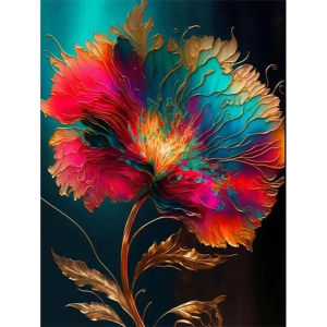 Acrylic Painting By Numbers for Adults Crafts Flowers Diy Crafts Coloring By Number Home Decors Drawing on Canvas
