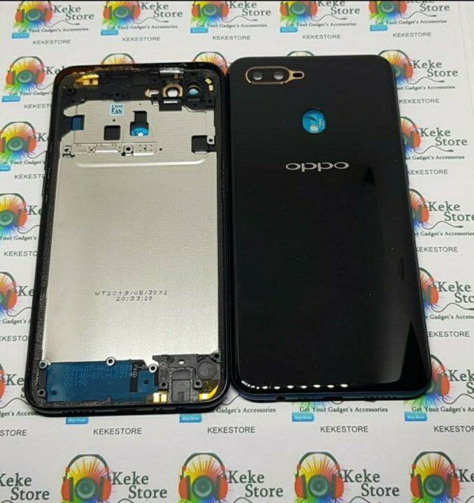 Casing Oppo A5S AX5S Fullset Backdoor Frame Bazel Tulang Tengah ...