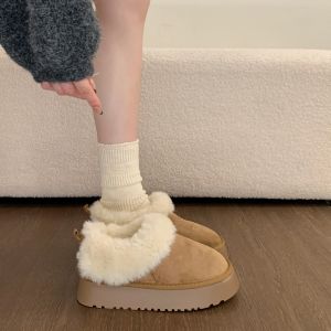 ZHENMO | Thick Sole Warm Furry Low Boot