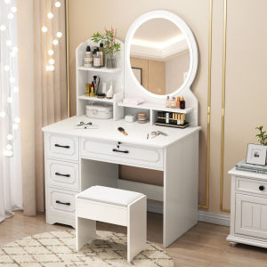 European Modern Minimalist Makeup Table with Storage
