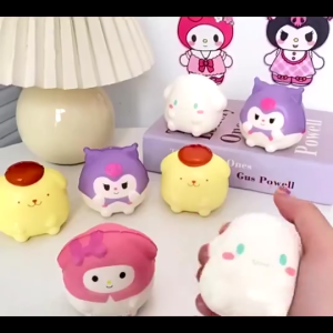 KOI STORE Squishy Kuromi Melody Kitty Cinnamoroll Sanrio /Mainan Squisy Lucu Pencet Super Slow/Mainan Squisi Lucu Size Besar