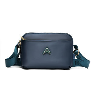 Fashionable Mini Nylon Crossbody Bag Lightweight Portable Phone Holder Womens Handbag Soft Zipper Closure Casual Style