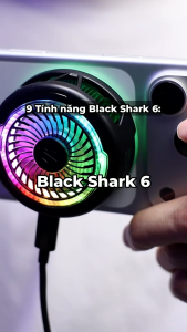 [Chính Hãng] [BH12T] Black Shark Magcooler 6 Trắng Quạt tản nhiệt gaming Tùy Chỉnh App+Mode AI25W Làm Mát Từ Tính BR60