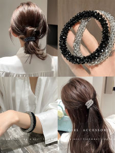High Elasticity Water Diamond Hair Ties New 2025 Popular Hair Bands Can Be Used as Bracelets Hair Accessories for Ponytails