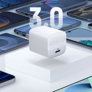 Củ sạc nhanh Anker 313 GaN 30W hỗ trợ IQ3.0/PD/PPS chân gập tiện lợi - A2639 | Bảo hành 12 tháng - Lazada