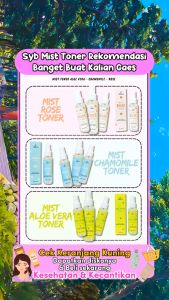 SYB FORTE MIST TONER 100ML BPOM / PEMBERSIH DAN PENYEGAR WAJAH SYB