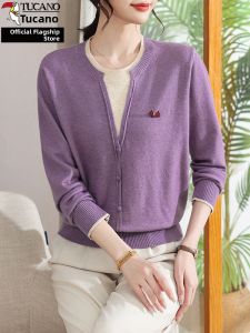 TUCANO | Stylish Mom Knitwear Sweater False Two-Pieces
