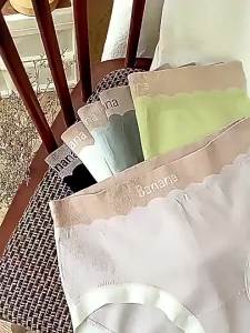 YIFAFA Seamless High-waisted Womens Pure Cotton Briefs Minimalist Girls Sports Briefs Antibacterial Crotch Waist Breathable Underwear Soft And Comfortable Triangle Panties