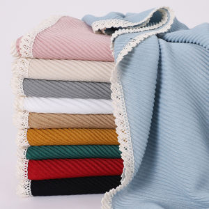 ไฮไลท์แมนูมุสลิมสีขาว WJ935 รุ่น Jifang สำหรับผ้าคลุมไหล่สไตล์เกาหลีธรรมดา