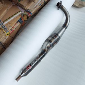 Knalpot Rx King Kolong 3v3 plipit Pres Plat Karat Original Rx Series